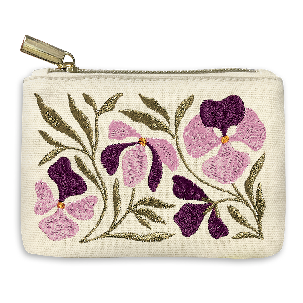 Pansy Coin Pouch