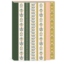 Load image into Gallery viewer, Forest Coral Floral Tiered Softcover Journal
