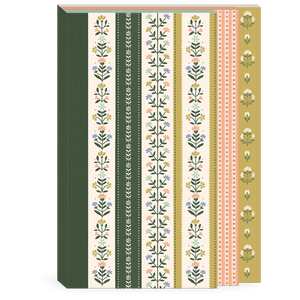 Forest Coral Floral Tiered Softcover Journal
