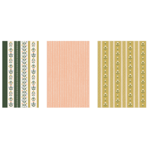 Forest Coral Floral Tiered Softcover Journal