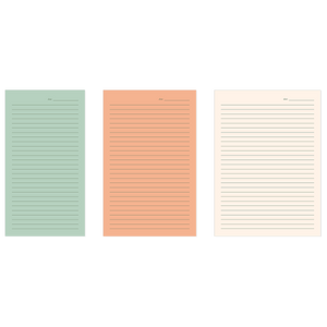 Forest Coral Floral Tiered Softcover Journal