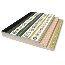 Load image into Gallery viewer, Forest Coral Floral Tiered Softcover Journal
