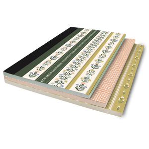 Forest Coral Floral Tiered Softcover Journal