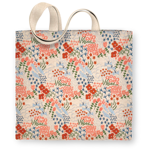 Wildflower Meadow Embroidered Tote Bag