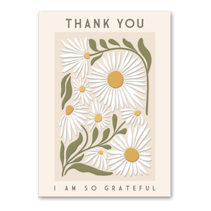 Daisy Thank You Card
