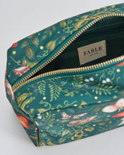 Load image into Gallery viewer, FABLE x Catherine Rowe Into the Woods Green Travel Pouch
