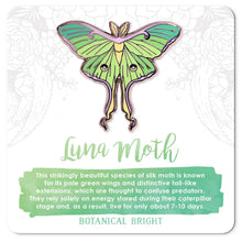 Load image into Gallery viewer, Luna Moth Enamel Pin
