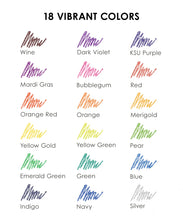 Load image into Gallery viewer, Iridescent Glitter Gel Ink Pen Set of 18
