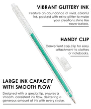 Load image into Gallery viewer, Iridescent Glitter Gel Ink Pen Set of 18
