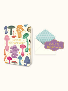 Magical Birthday Vibes Greeting Card