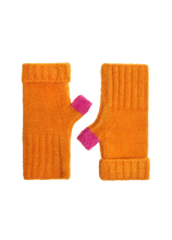 Load image into Gallery viewer, Tangerine Cassia Ladies Wrist Warmers
