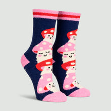 Load image into Gallery viewer, Magic Mushrooms Slipper Socks
