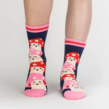 Load image into Gallery viewer, Magic Mushrooms Slipper Socks
