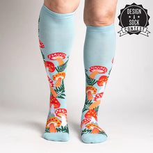 Load image into Gallery viewer, Wonderland Mushrooms Knee High Socks
