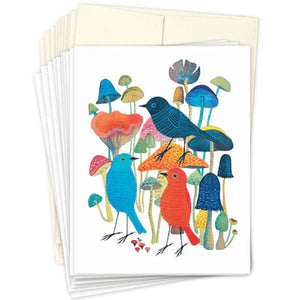 Birds & Mushrooms Boxed Notes