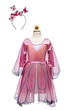 Load image into Gallery viewer, Pink Butterfly Twirl Dress w/ Wings &amp; Headband
