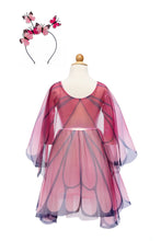 Load image into Gallery viewer, Pink Butterfly Twirl Dress w/ Wings &amp; Headband
