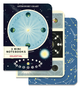 Celestial Mini Notebooks 3-pack