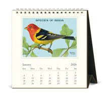 Load image into Gallery viewer, Vintage Birds Desk Calendar
