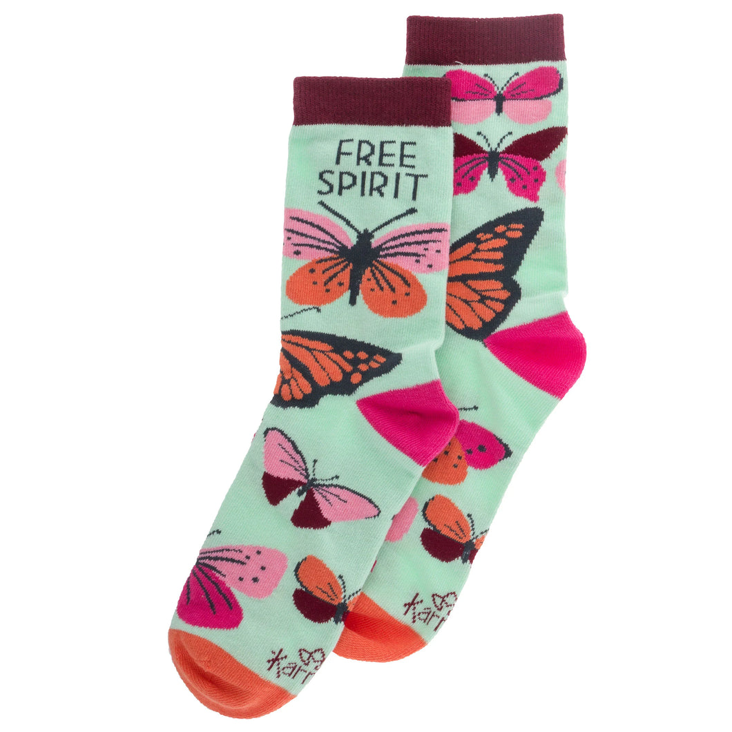 Free Spirit Butterfly Socks