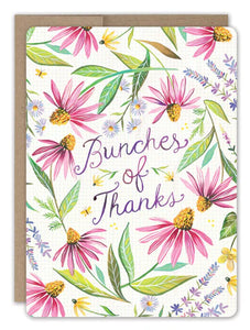 Bunches of Thanks Thank You Card