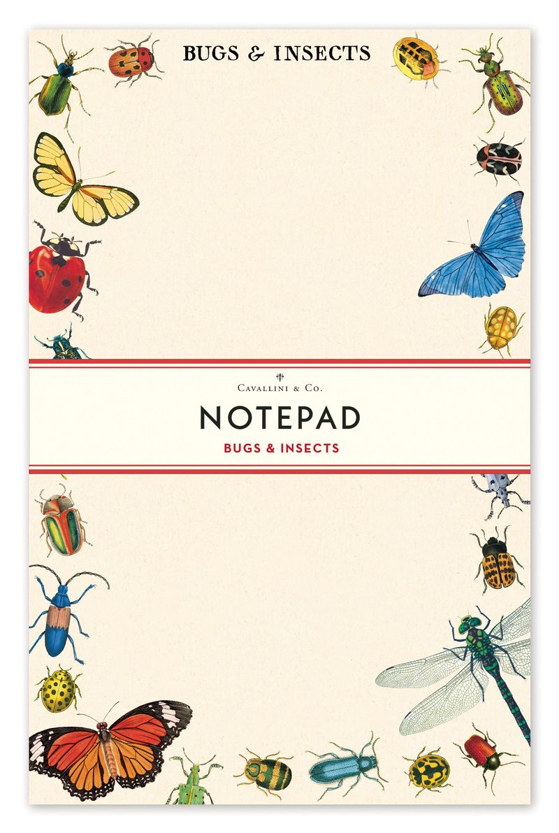 Bugs & Insects Notepad