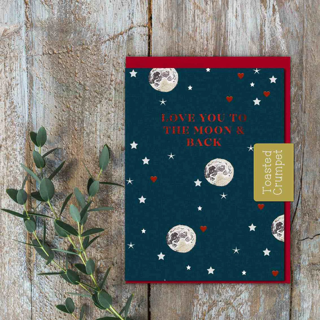 Love You to the Moon & Back Card