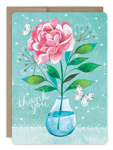 Rose Thank You Card