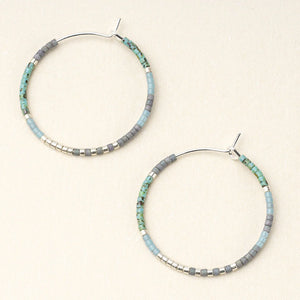 Chromacolor Miyuki Small Hoop Earrings