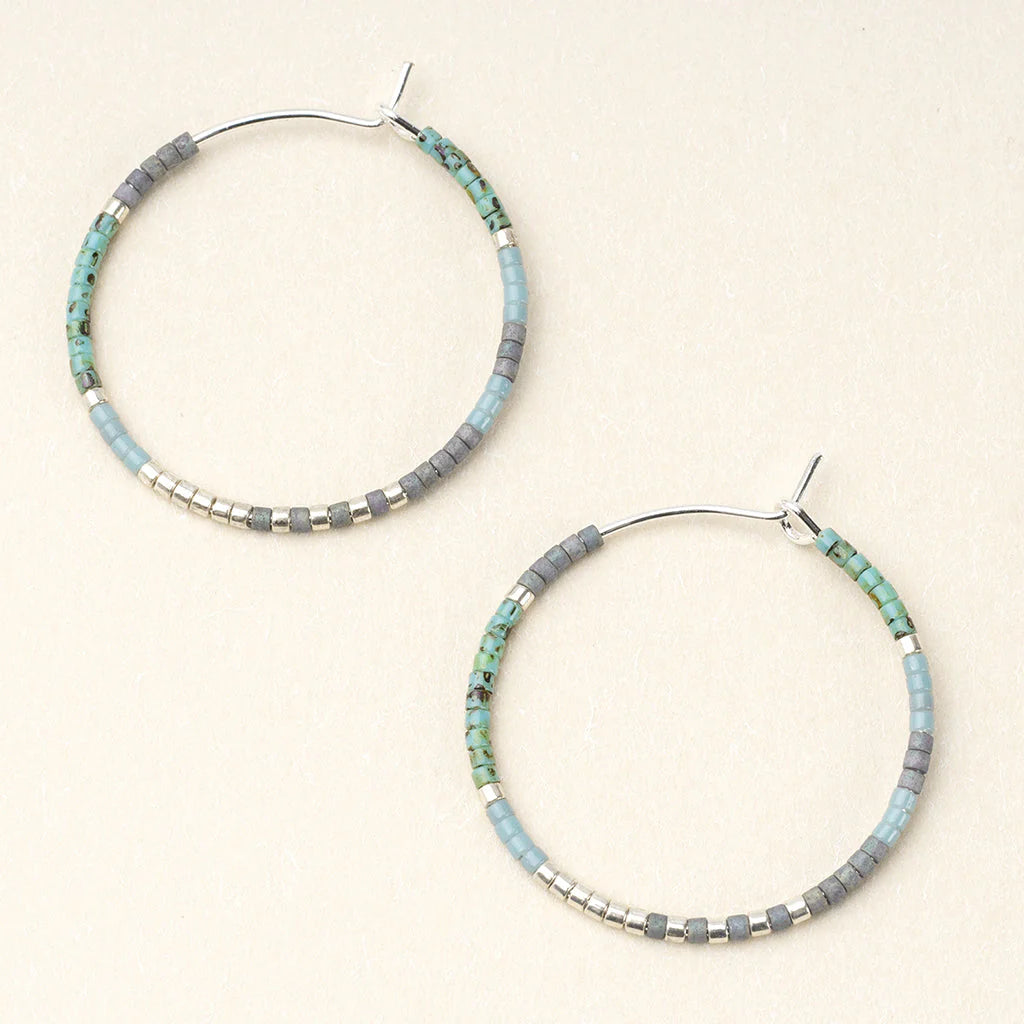 Chromacolor Miyuki Small Hoop Earrings