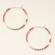 Load image into Gallery viewer, Chromacolor Miyuki Small Hoop Earrings
