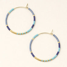 Load image into Gallery viewer, Chromacolor Miyuki Small Hoop Earrings
