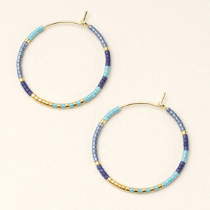 Chromacolor Miyuki Small Hoop Earrings