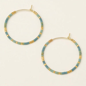 Chromacolor Miyuki Small Hoop Earrings