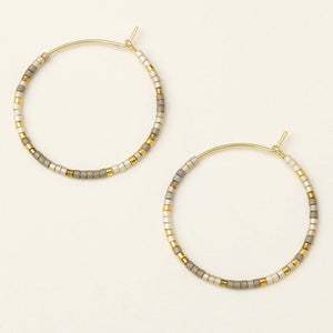 Chromacolor Miyuki Small Hoop Earrings