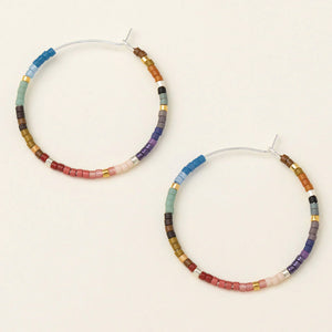 Chromacolor Miyuki Small Hoop Earrings