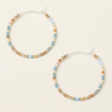 Load image into Gallery viewer, Chromacolor Miyuki Small Hoop Earrings
