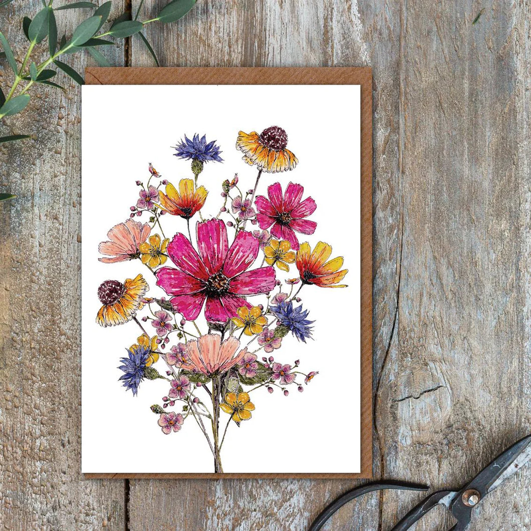 Pink Posy Card