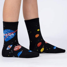 Load image into Gallery viewer, Solar System Junior Crew Socks Packs
