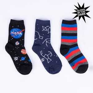 Solar System Junior Crew Socks Packs