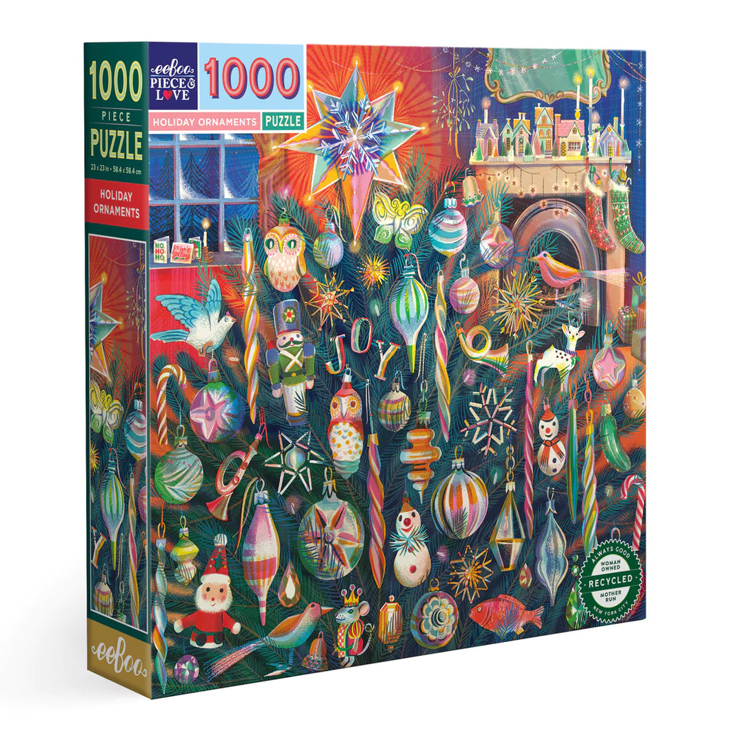 Holiday Ornaments 1000pc Puzzle