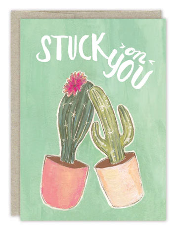 Cacti Love Anniversary Card