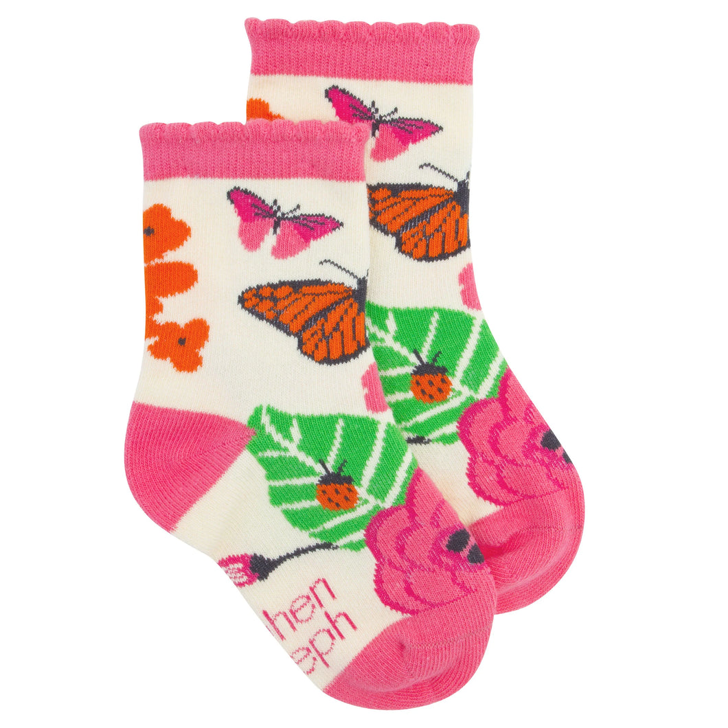 Butterfly Toddler Socks