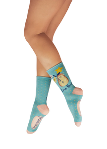 Hedgehog Sharing Love Ladies' Ankle Socks