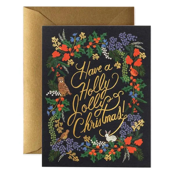 Holly, Jolly Christmas Card