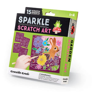Garden Sparkle Scratch Art