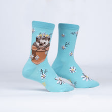 Load image into Gallery viewer, My Dear Hedgehog Women&#39;s Crew Socks
