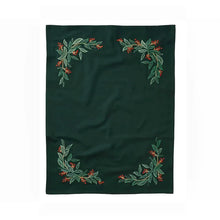 Load image into Gallery viewer, Willowberry Embroidered Tea Towel
