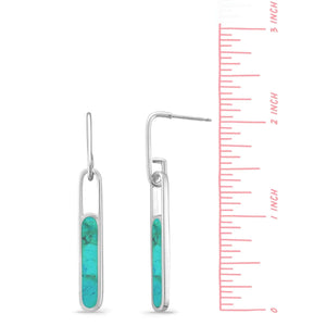 Mother of Pearl Alina Bezel Earrings