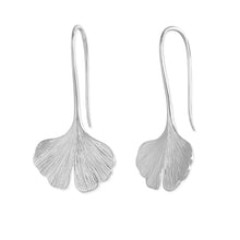 Load image into Gallery viewer, SS Gingko Leaf Earrings

